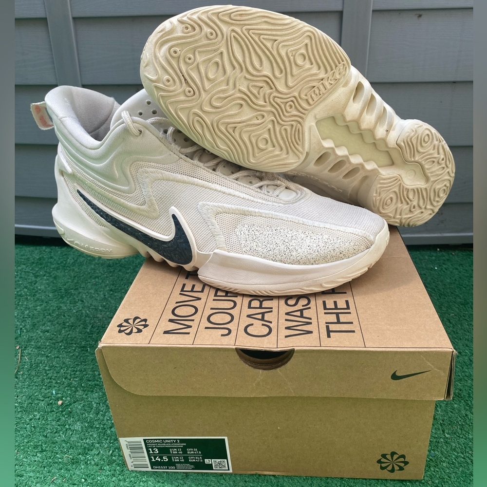 Size 13 - Nike Cosmic Unity 2 EP - Coconut Milk colorway
